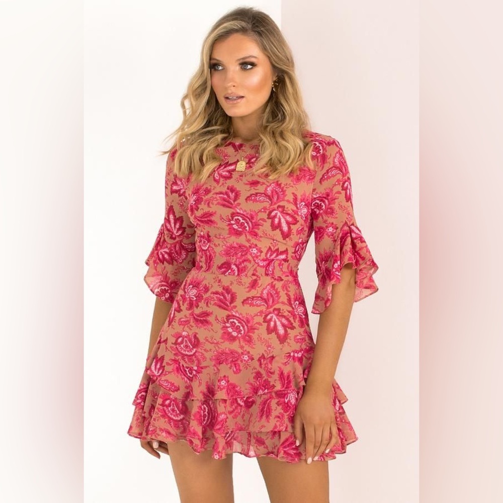 SUNDAE MUSE Christy Dress - Pink - XS (AUS Size 6)